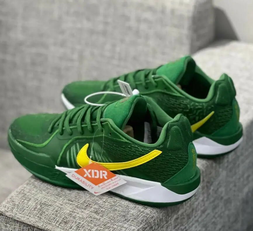 Nike Sabrina 2 Oregon athletic shoes with green and yellow design, fast shipping available