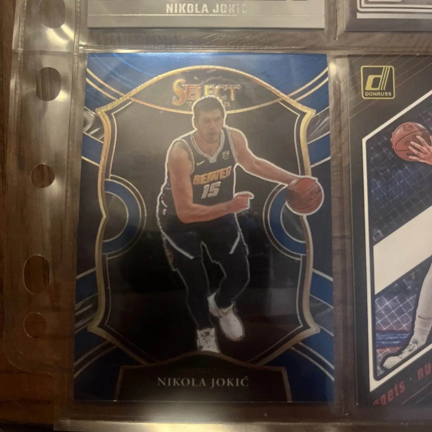 Nikola Jokic basketball card from a premium Nikola Jokic trading card lot collection