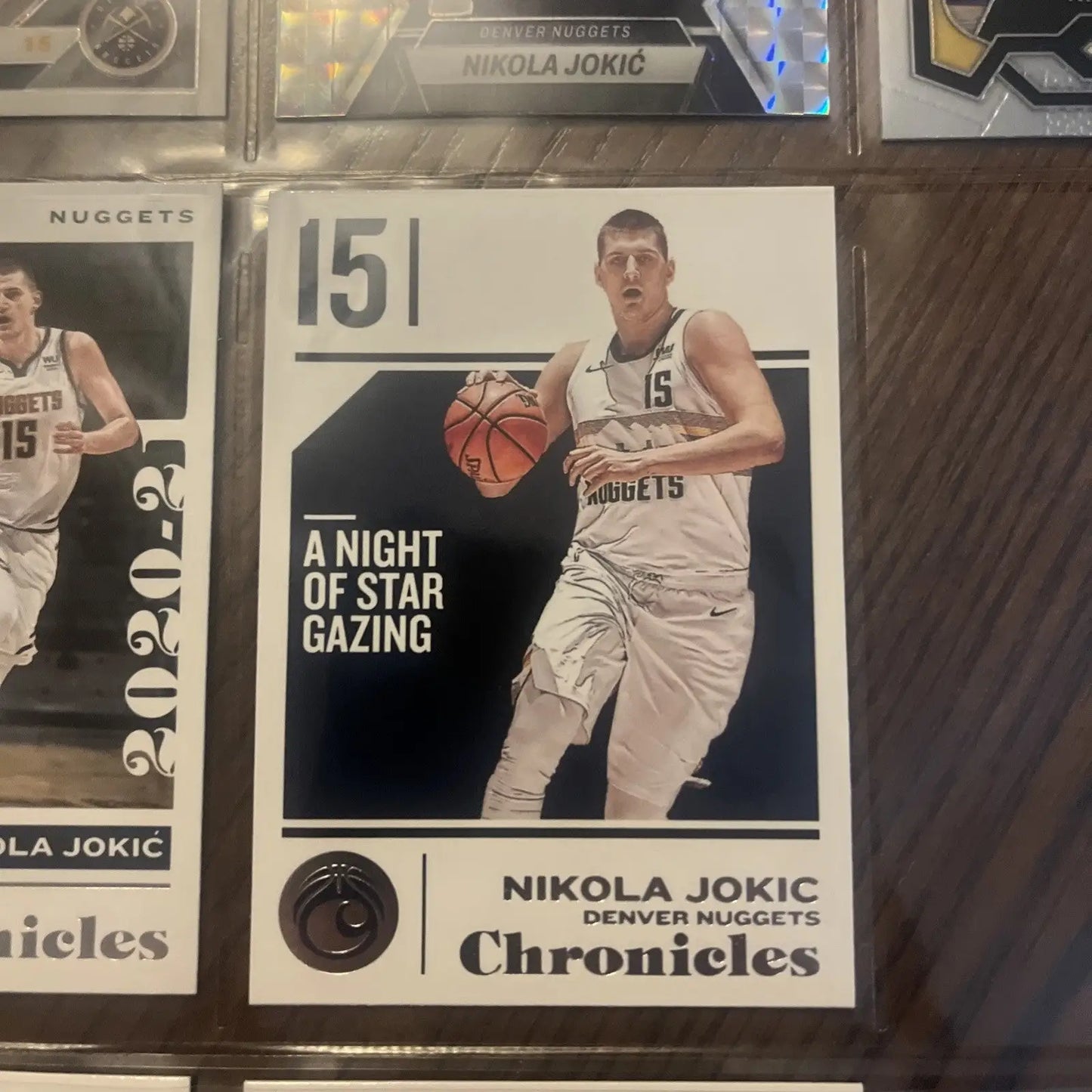 Nikola Jokic basketball card from a premium Nikola Jokić 16 card lot collection