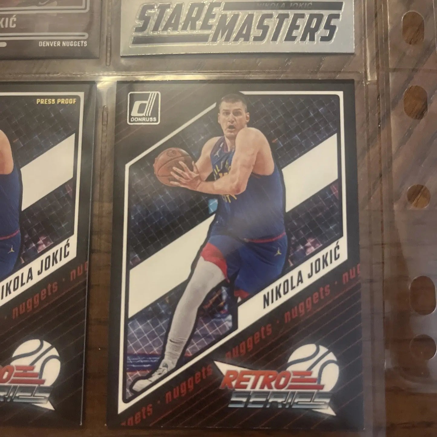 Nikola Jokic basketball card from a premium Nikola Jokic card lot collection