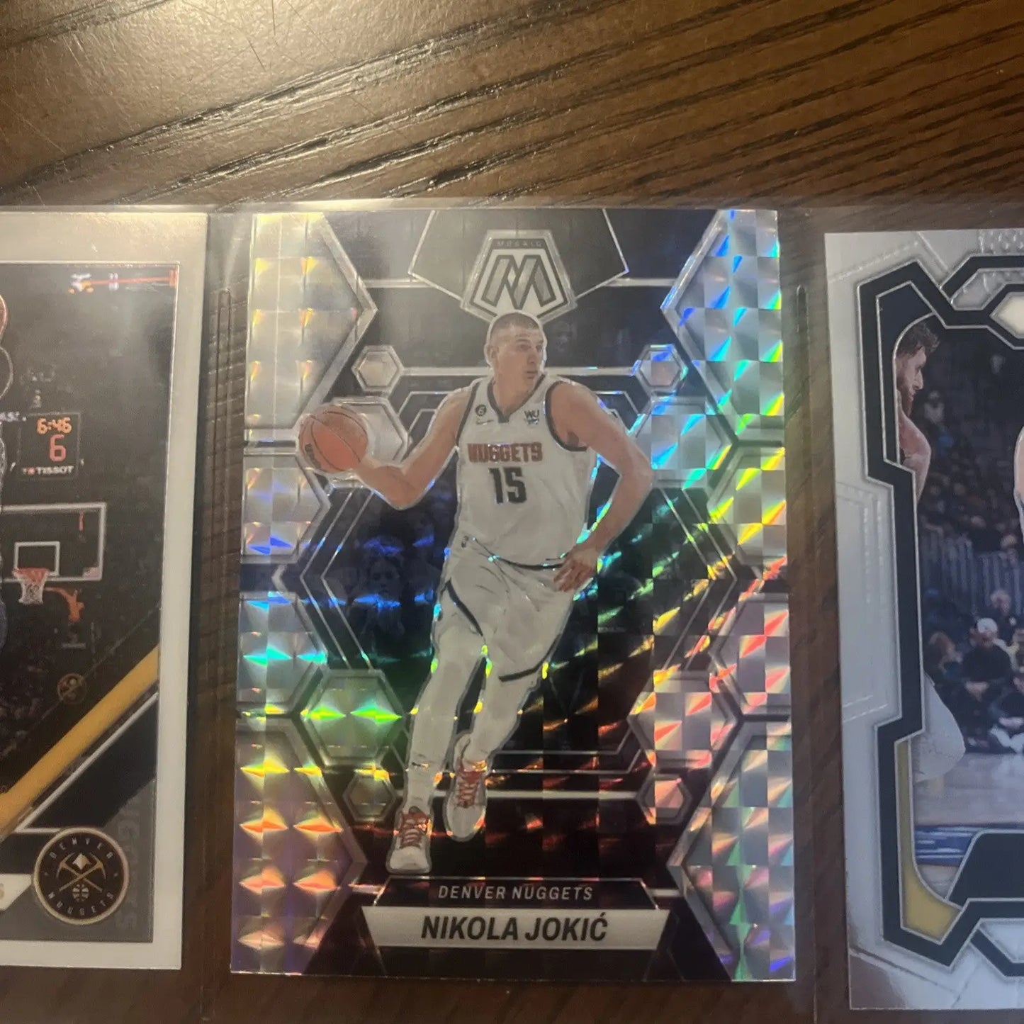 Nikola Jokic basketball card in a Nikola Jokic 16 Card Lot trading cards collection