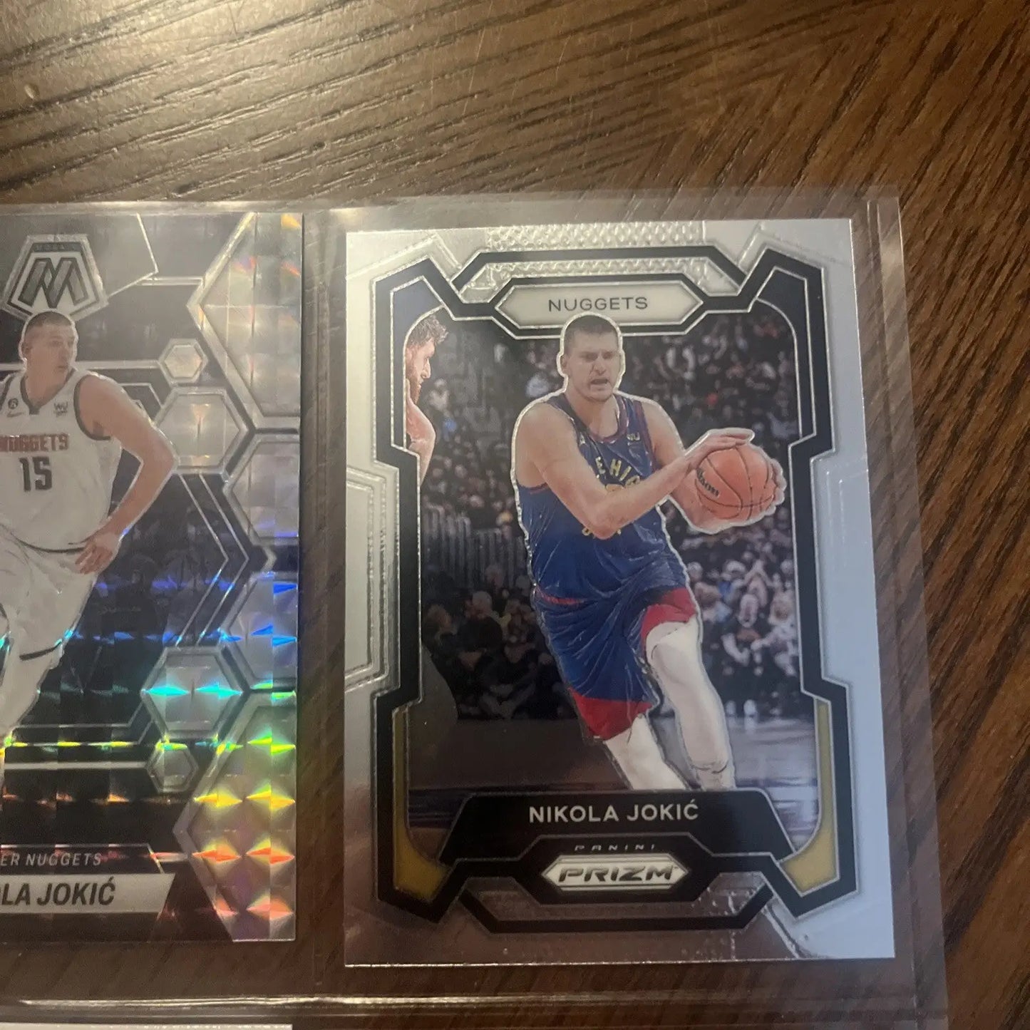 Nikola Jokic trading cards in a premium card lot for basketball fans