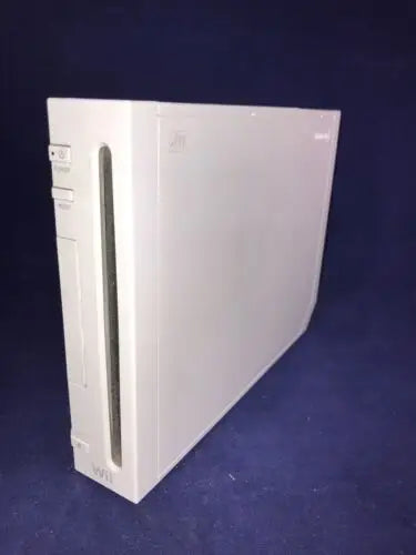 White Nintendo Wii console, perfect for gaming enthusiasts and collectors of Nintendo Wii