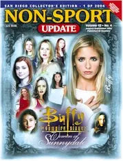 Magazine cover with portraits of women and a castle for San Diego Comic Con 2004