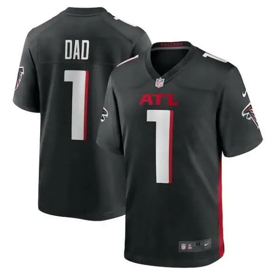 Black Atlanta Falcons jersey featured in Number 1 Dad Atlanta Falcons game jersey product
