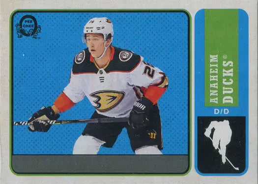 Brandon Montour Anaheim Ducks defenseman trading card O-Pee-Chee 2018-19 parallel