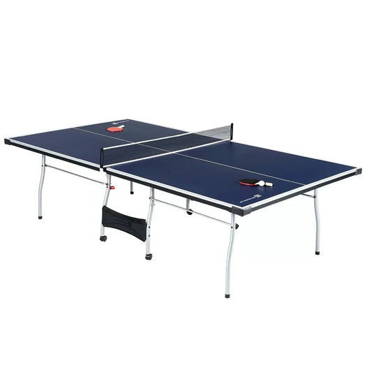 Official Size Blue Ping Pong Table Tennis Set with Net 2 Balls and 2 Paddles - Accents > Game Room