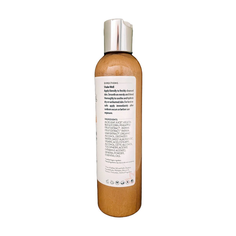 Organic After Sun Lotion & Tan Extender + Aluminizing Shimmer