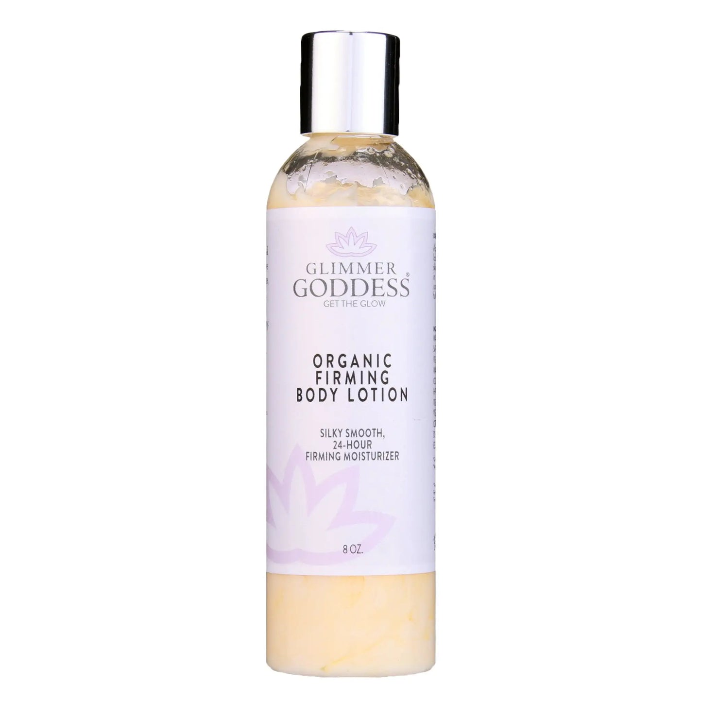 Organic Firming Body Lotion bottle showcasing natural, hydrating firming body lotion