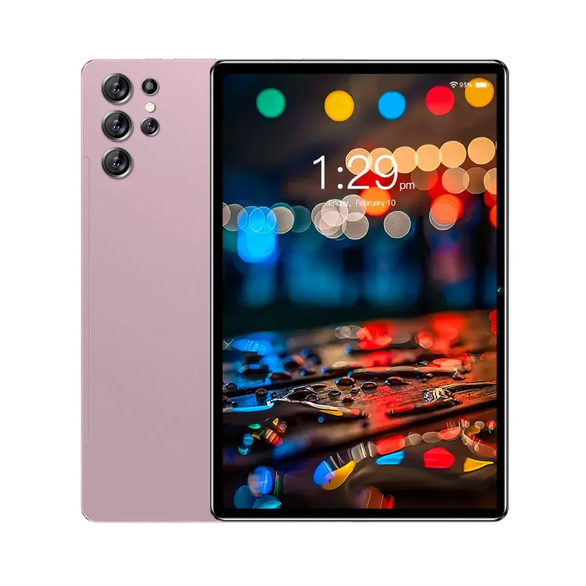 Pale pink Pad Ultra original 16GB+1TB 12-inch Android tablet with camera, vibrant display