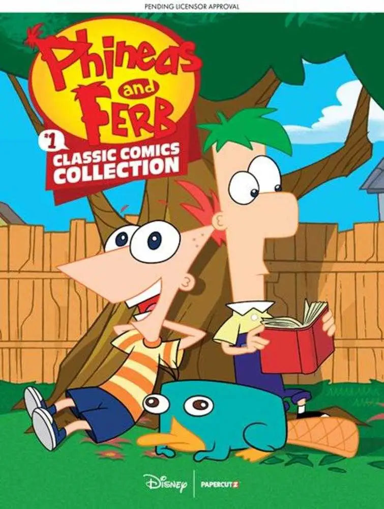 Phineas and Ferb comic book cover from Ferb Classic Comics in the Classic Comics Collection TPB Volume 1