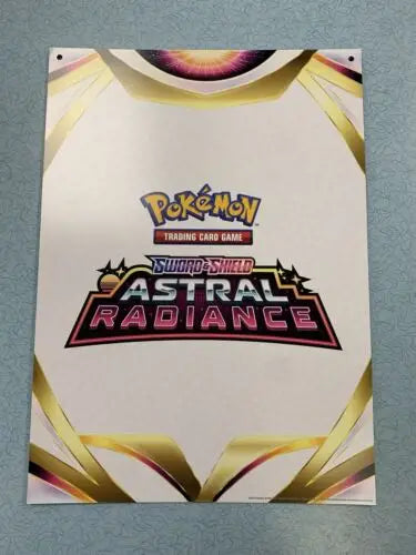 Pokémon Astral Radiance Dialga Palkia V 3D Lenticular Poster Store Promo