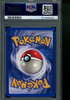 Graded Pokemon Gym Heroes card back from Pokemon Gym Heroes Cerulean City Gym