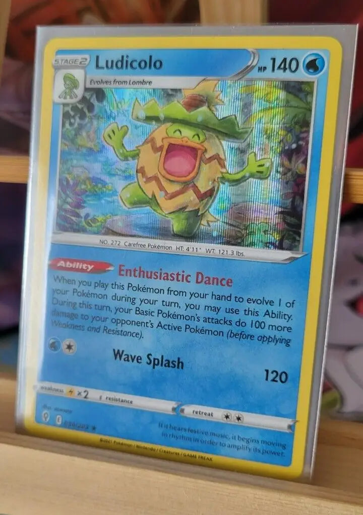 Ludicolo Pokémon TCG card from the Pokemon Trading Card Game 34/203 edition