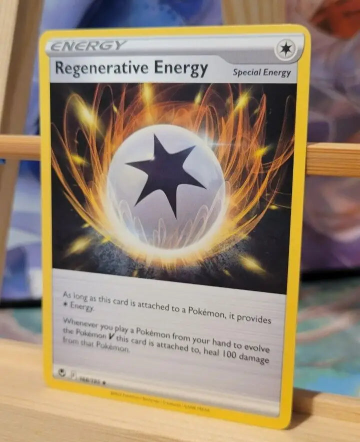 Regenerative Energy Pokémon TCG card 168/195 showcasing unique energy abilities
