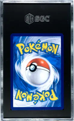 Professionally graded Pokémon TCG Spidops EX Korean Double Rare SGC 10 card in black slab