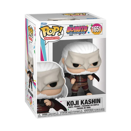 Funko Pop! vinyl figure of Koji Kashin from Boruto in retail packaging