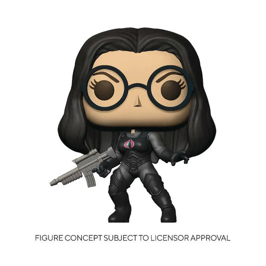 Funko Pop G.I. Joe Baroness Vinyl Figure in tactical gear with weapon, ideal for collecting