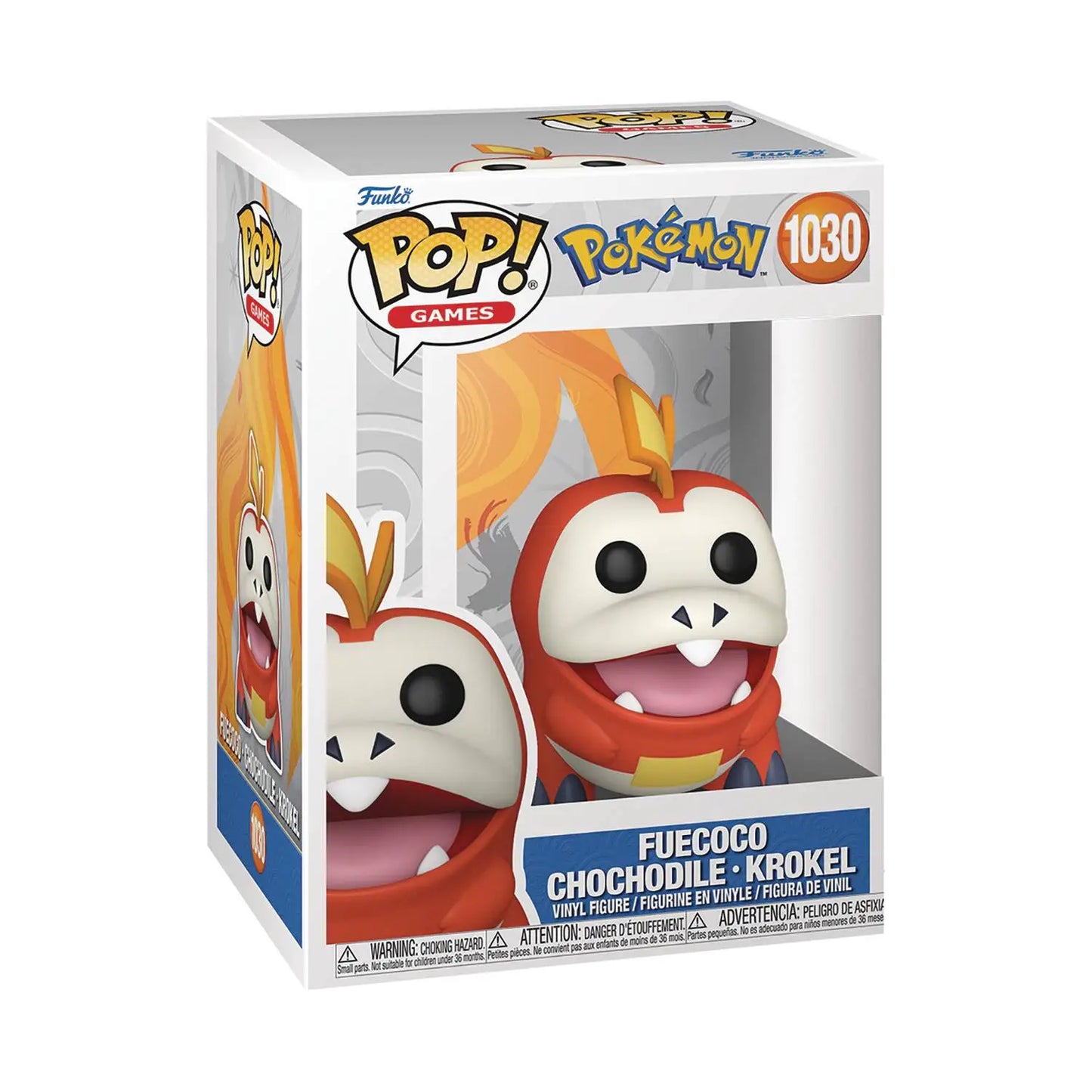 Pokemon Fuecoco Funko pop vinyl figure in box for POP GAMES POKEMON Fuecoco Funko collection