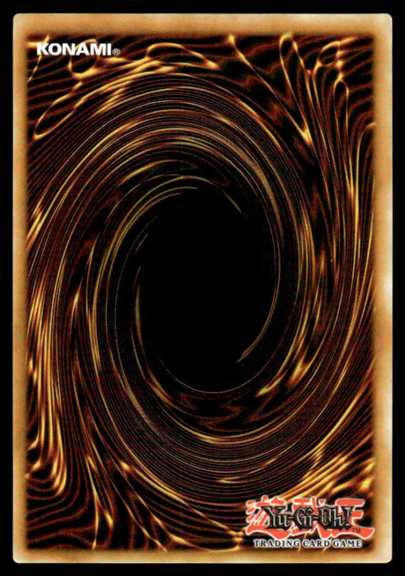 Power of the Elements Spright Carrot Yu-Gi-Oh trading card back with spiral vortex design