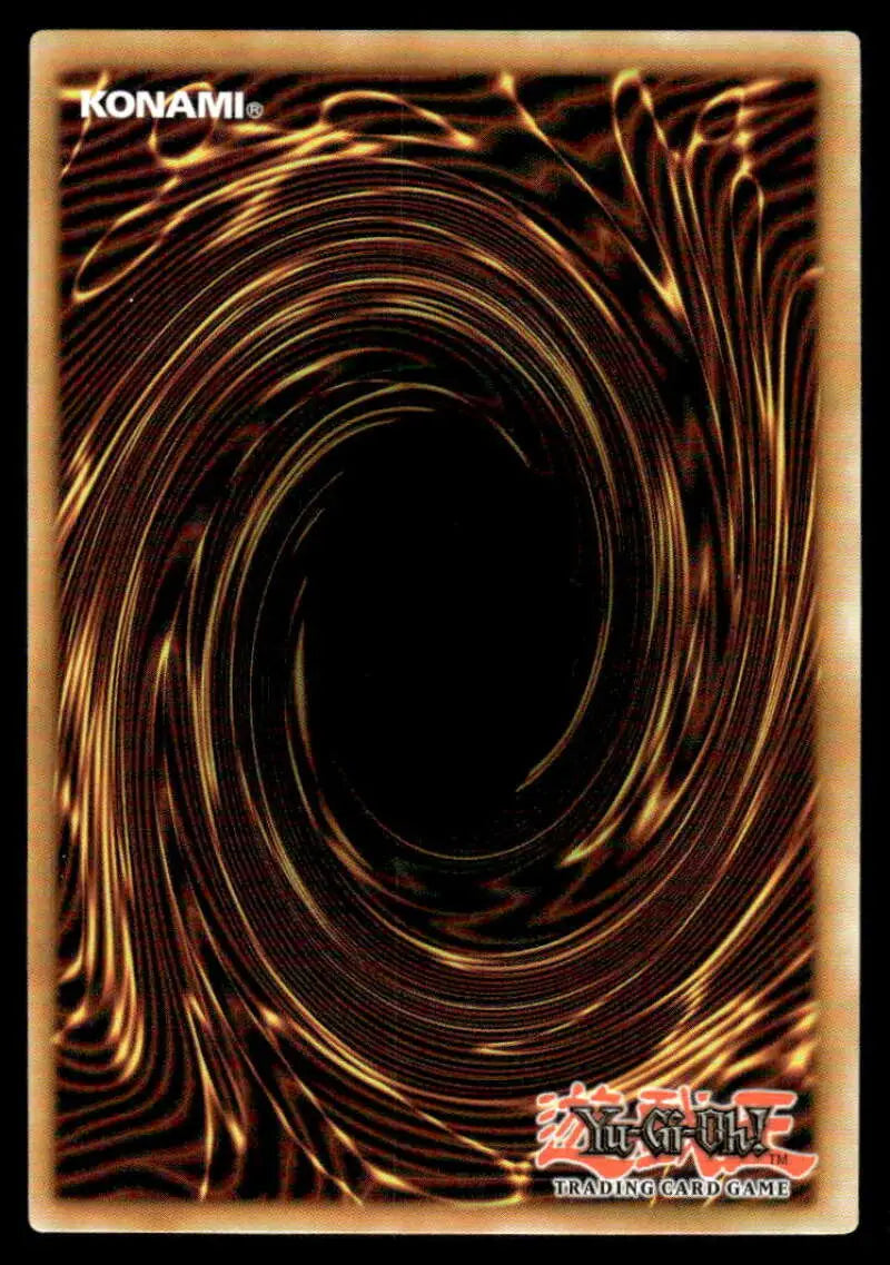 Yu-Gi-Oh! trading card back with brown and gold spiral, Power of the Elements POTE-EN013 Tearlaments Havnis