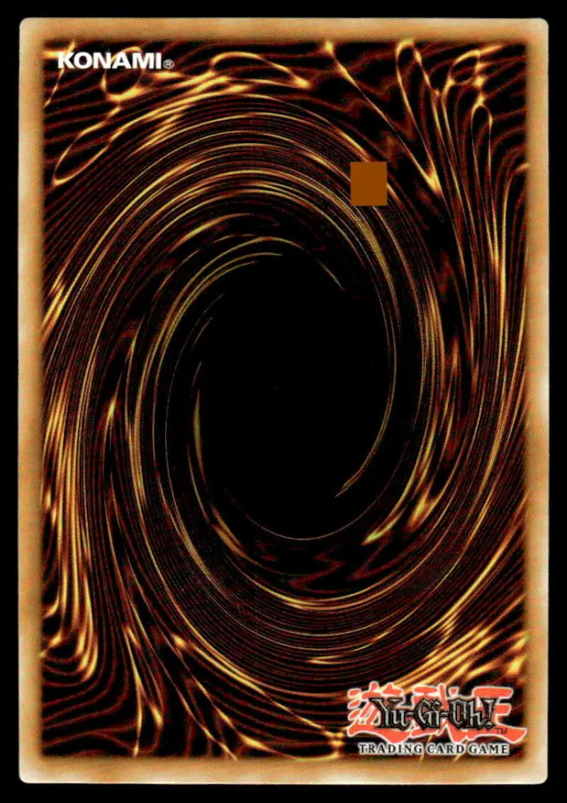 Yu-Gi-Oh! Trading Card back design featuring Krawler Soma and a spiral vortex pattern