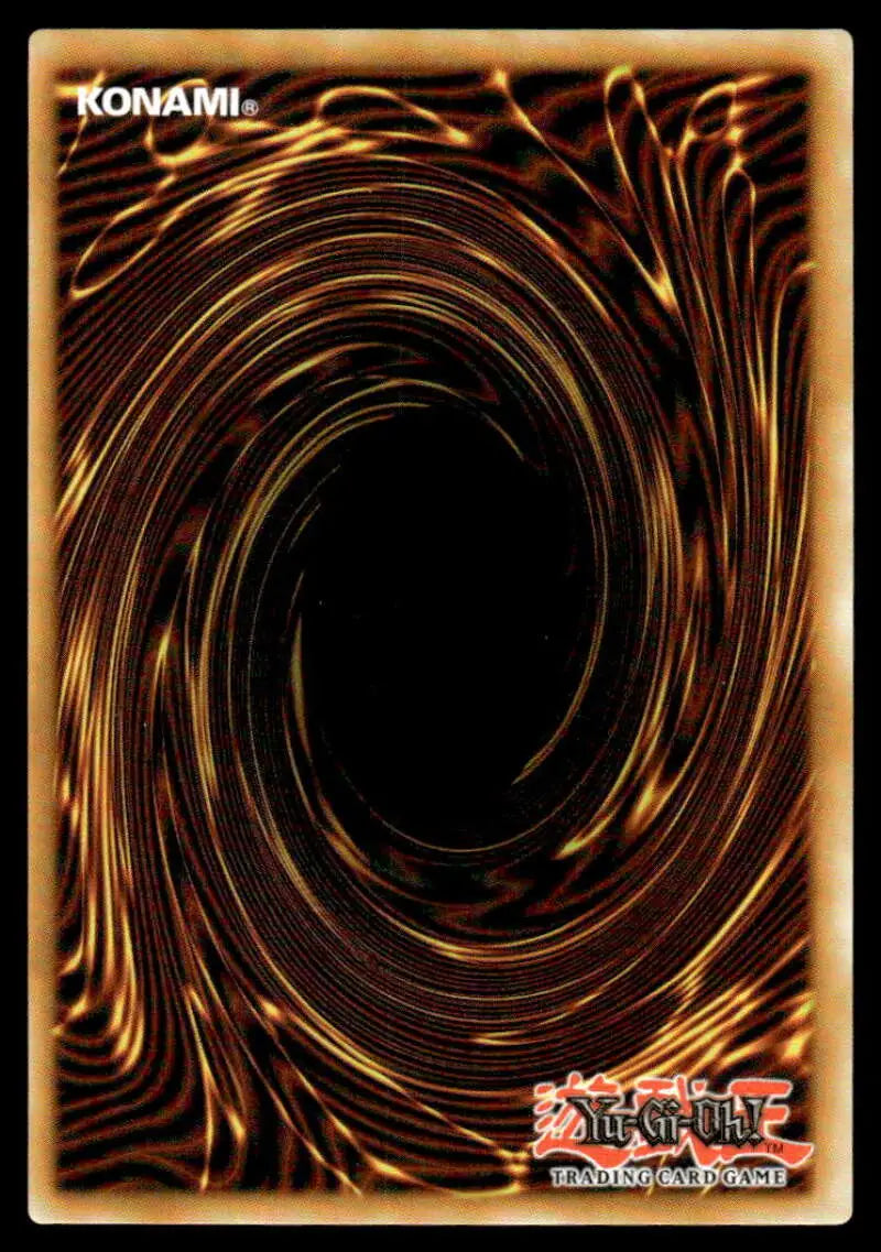 Classic Yu-Gi-Oh! trading card back with brown and gold spiral for Dark Bonder card