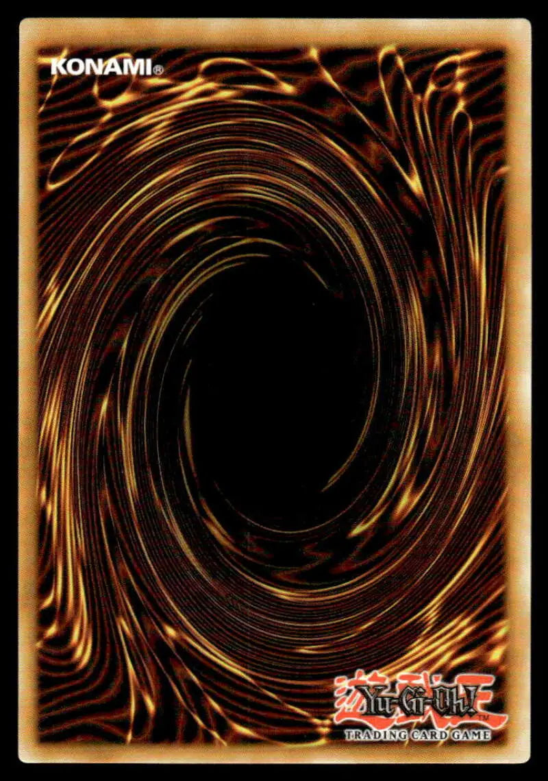 Yu-Gi-Oh trading card back with dark vortex pattern for Dark Bonder Nightmell POTE-EN038