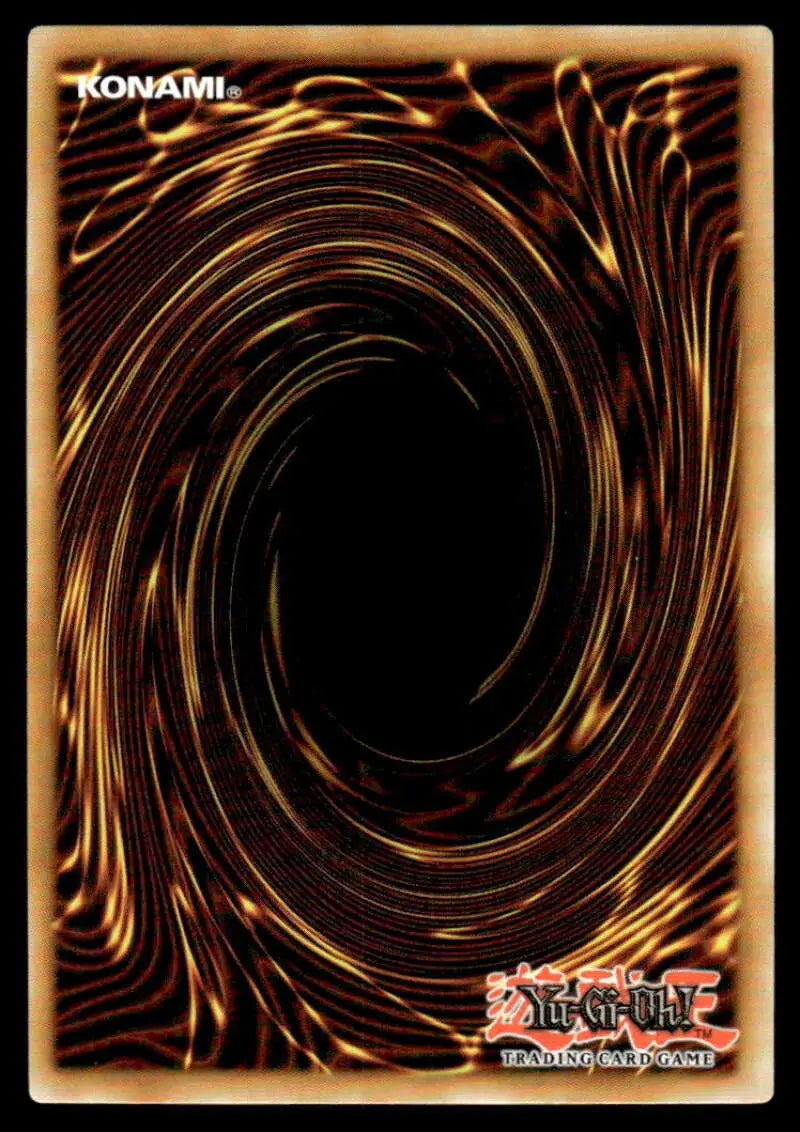 Yu-Gi-Oh! trading card back with brown and black vortex for Hydralander Orbit card
