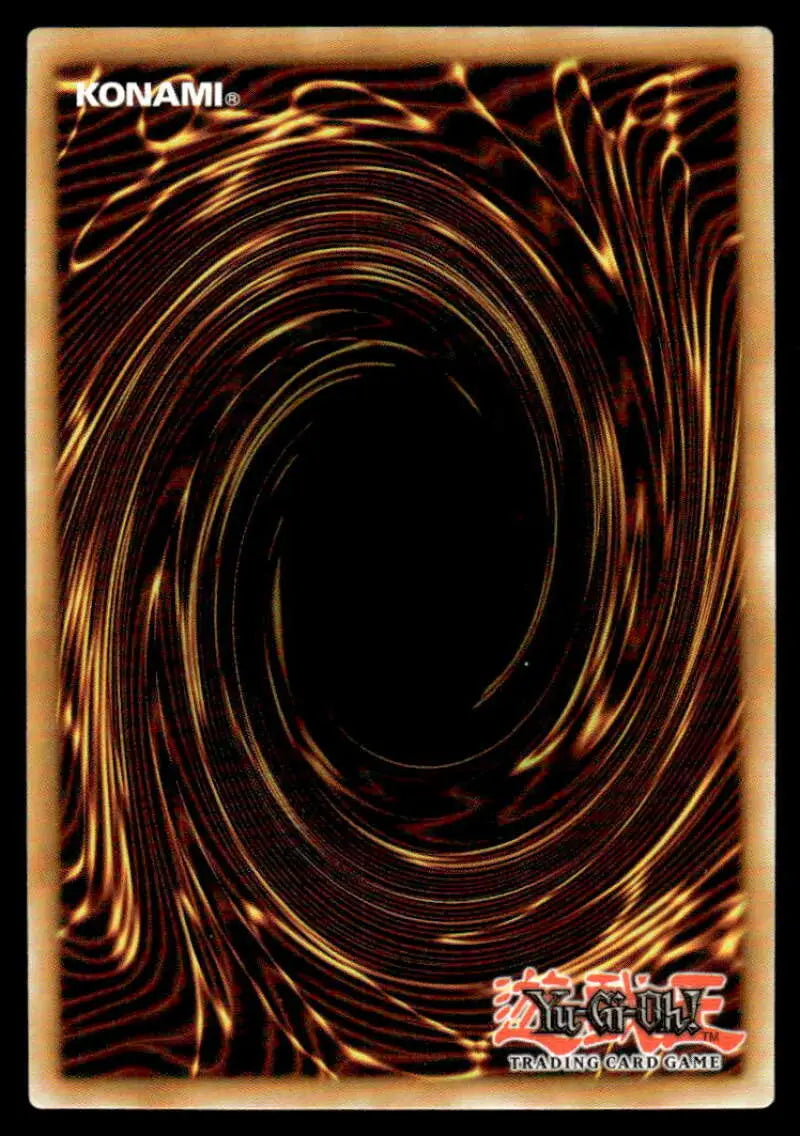 Yu-Gi-Oh trading card back with brown and black spiral, Merry Melffys design