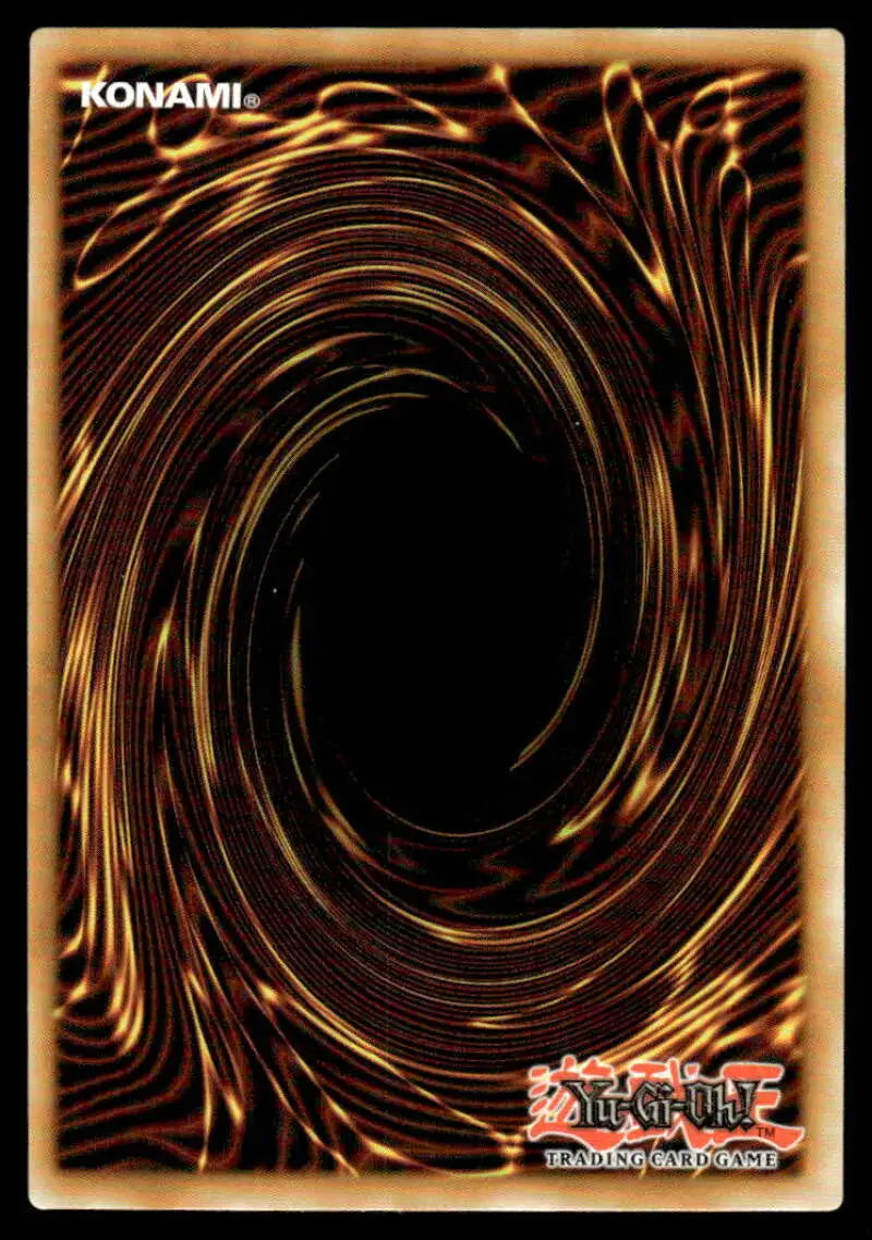 Yu-Gi-Oh trading card back with brown and gold spiral, featuring Ravenous Vendread card