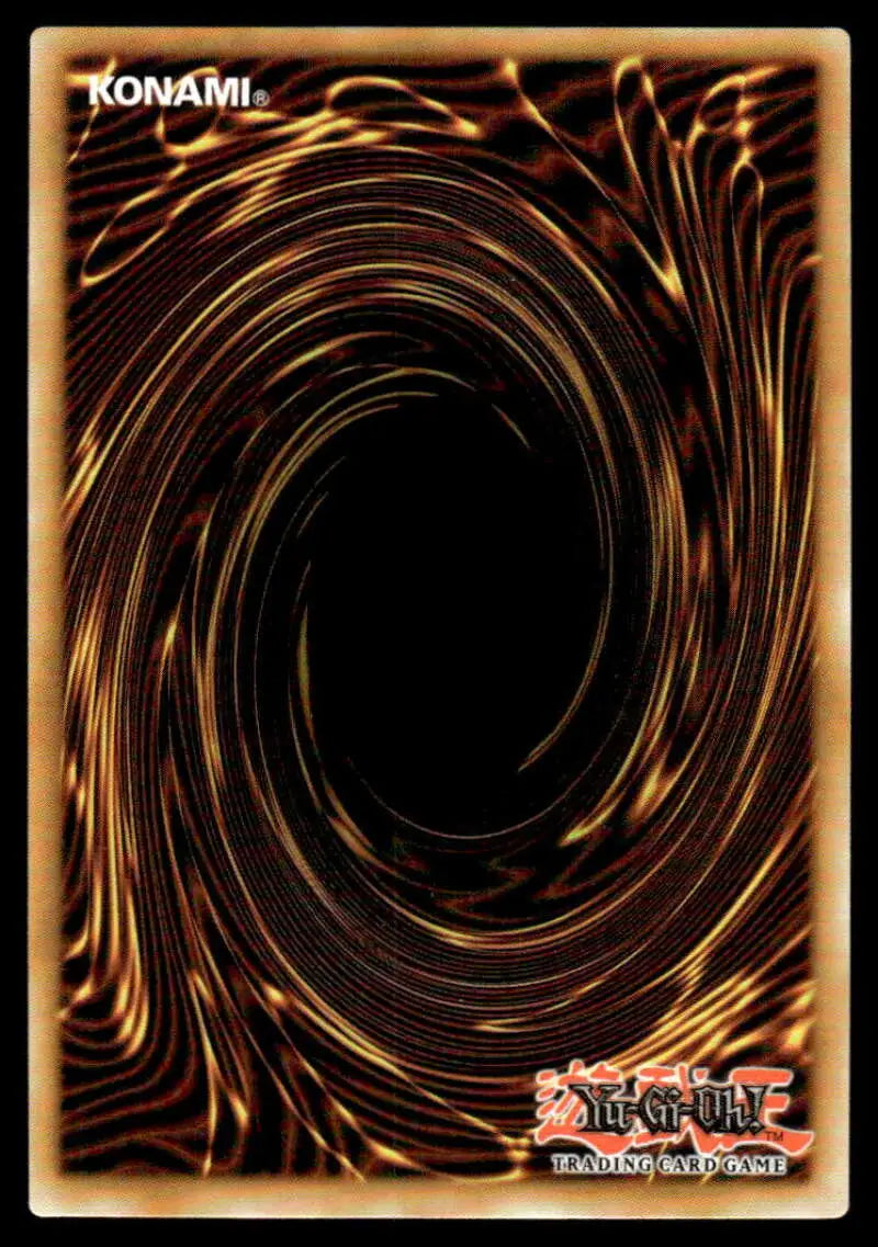Yu-Gi-Oh! Power of the Elements card back with spiral vortex pattern, Amaze Attraction Thrill