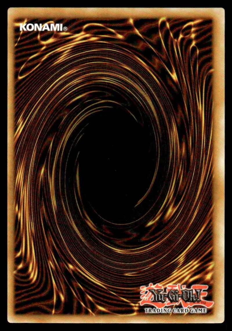 Classic Yu-Gi-Oh! trading card back with dark vortex design from Power of the Elements overroot card