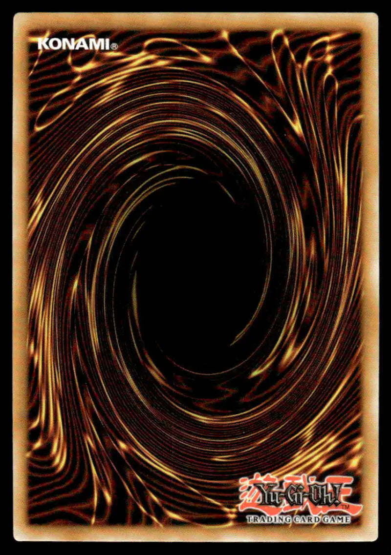 Yu-Gi-Oh trading card back with brown and black spiral vortex representing Deepest Depths
