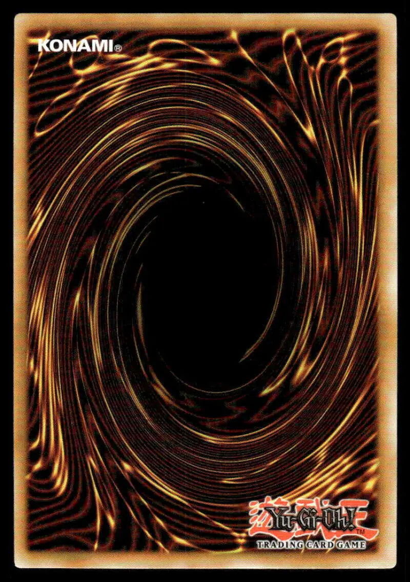 Yu-Gi-Oh trading card back with brown and gold spiral for Deepest Depths #POTE-EN090