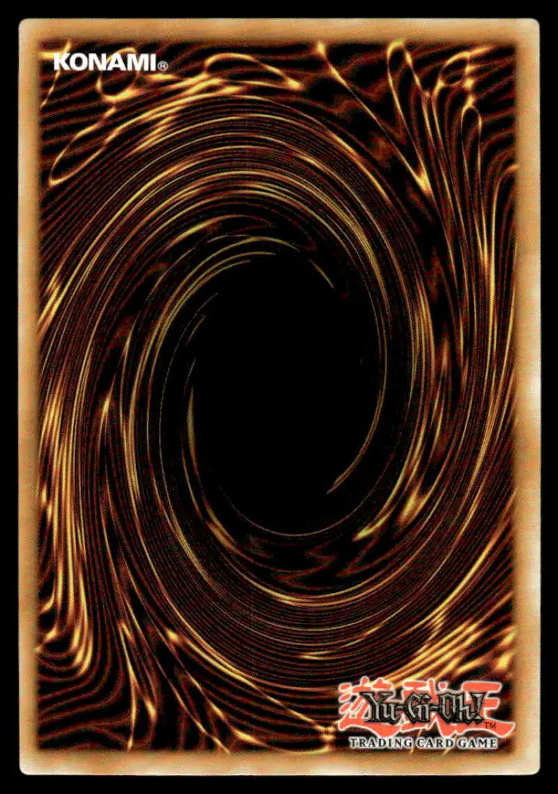 Yu-Gi-Oh! Trading Card Back with Brown and Gold Spiral Vortex for POTE-EN093 Morphtronic Telefon
