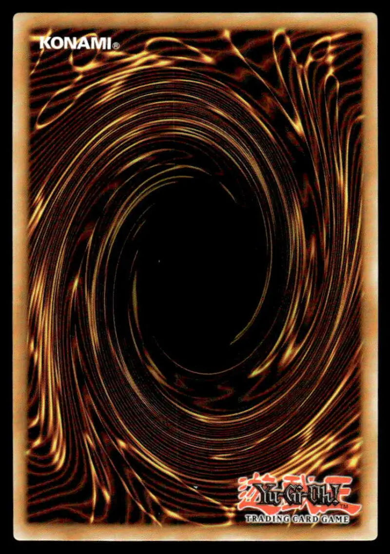 Classic Yu-Gi-Oh! card back with spiral vortex for Morphtronic Earfon trading card