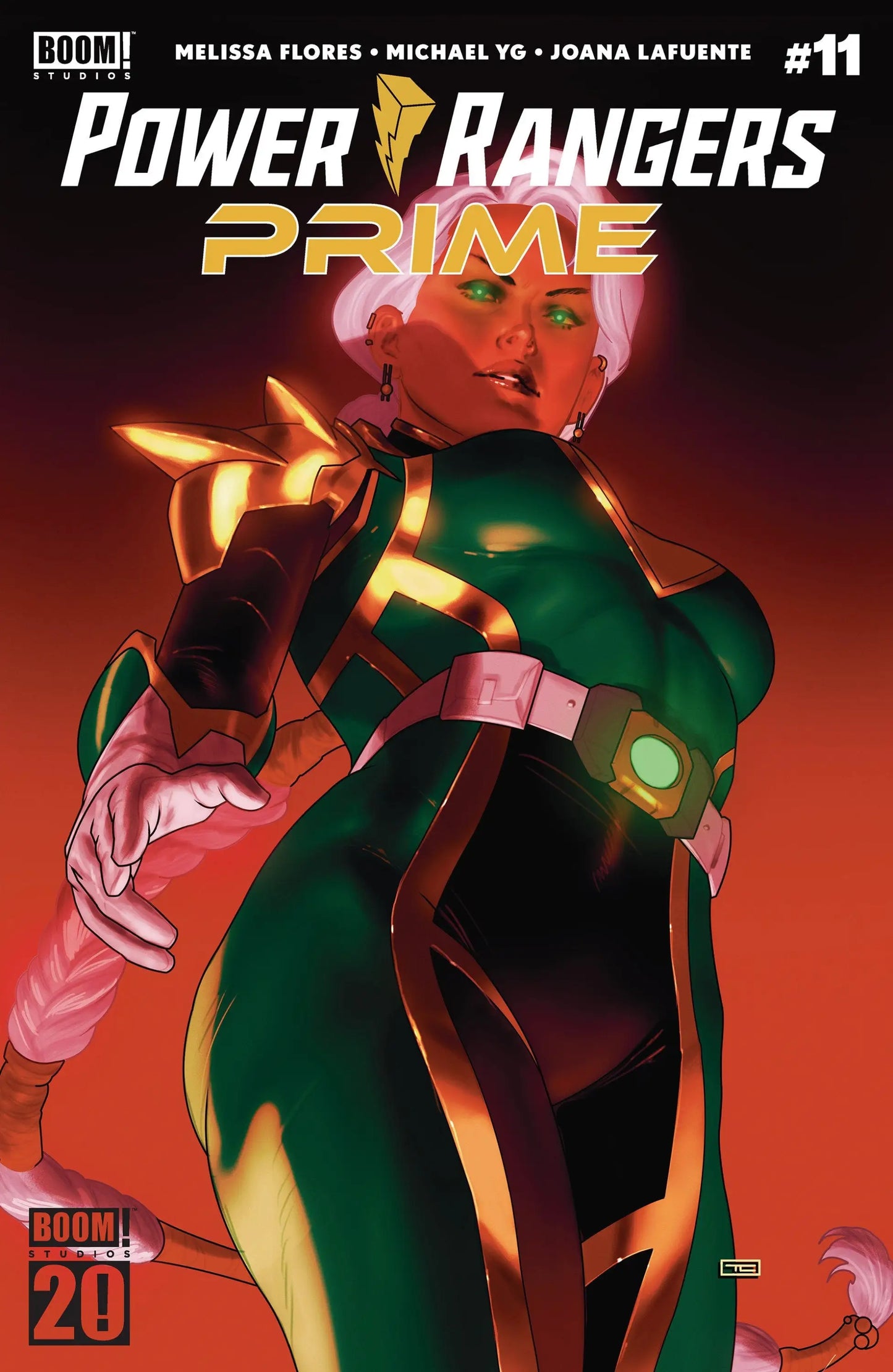 Power Rangers Prime #11 C Boom 20th Anniversary Variant (Dressed Clarke) - Comic Book