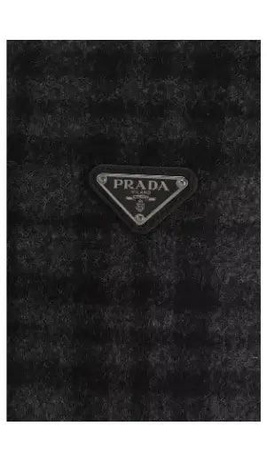 PRADA men’s dark plaid vest - IT50| L