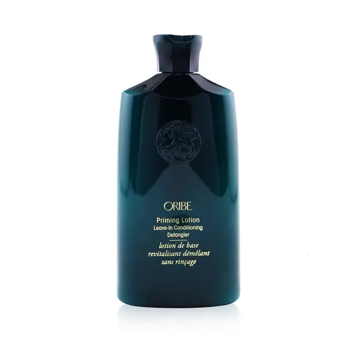 Oribe Priming Lotion Leave-in Conditioning Detangler in dark teal bottle 250ml 8.5oz