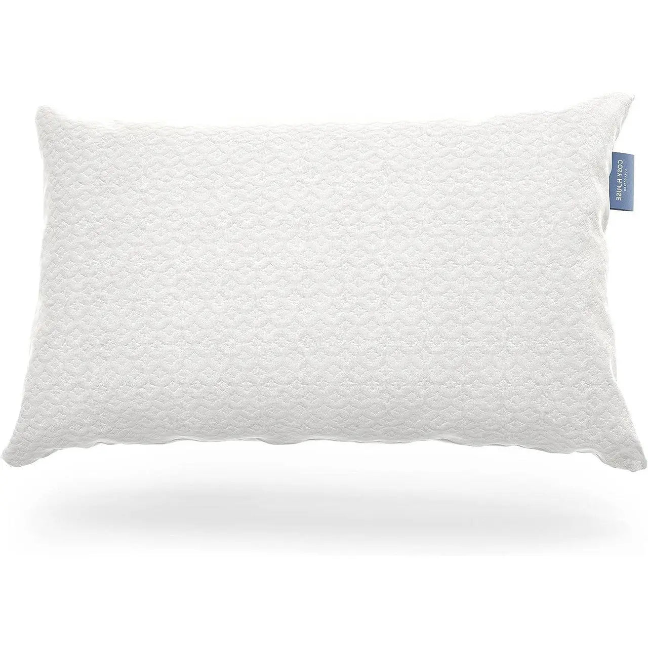 Queen Shredded Memory Foam Pillow with Luxury Soft Cool Bamboo Breathable Cover - Pillows