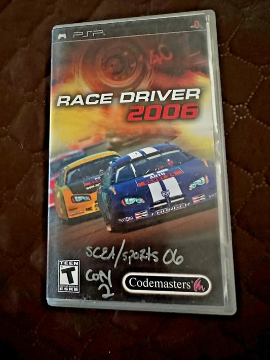Image of Race Driver 2006 Sony PSP video game in its case for sale