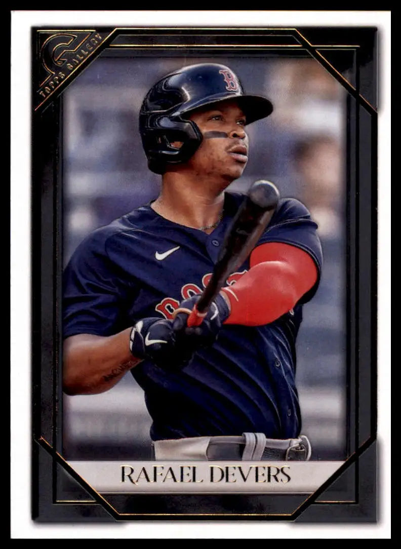 Rafael Devers baseball card from Topps Gallery 2021 Boston Red Sox collection