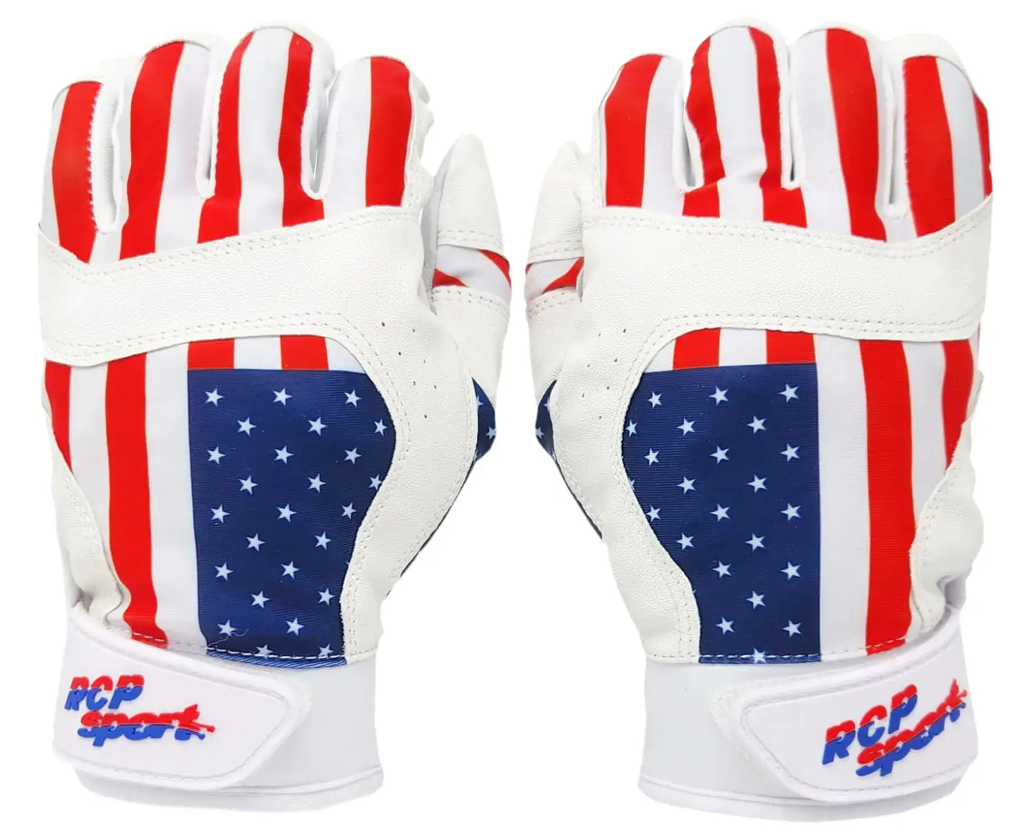American flag baseball batting gloves for youth softball and baseball batting protection