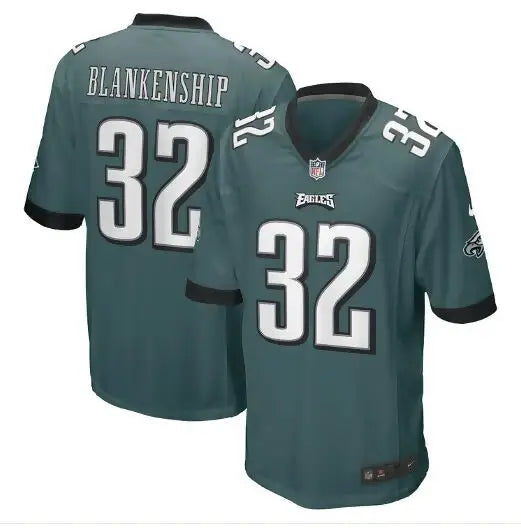 Green Philadelphia Eagles Reed Blankenship Nike Alternate Game Jersey with #32 display