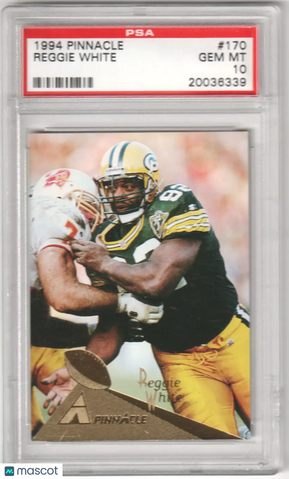 Reggie White 1994 Pinnacle football card GEM MT 10 PSA Columbia Hobby