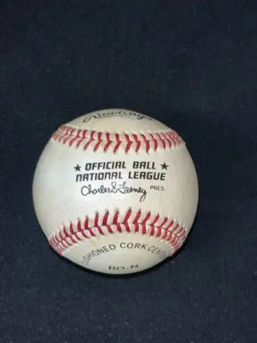 Riggs Stephenson Autographed Feeney NL Signed Baseball for Chicago Cubs fans