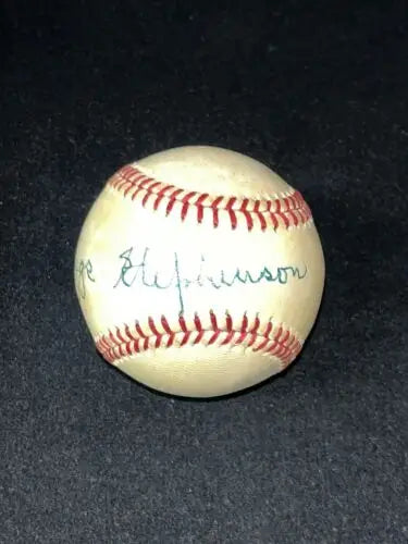 Autographed Riggs Stephenson Feeney NL Baseball for Chicago Cubs memorabilia collection