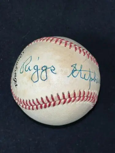 Autographed Riggs Stephenson Feeney NL Baseball for Chicago Cubs collectors