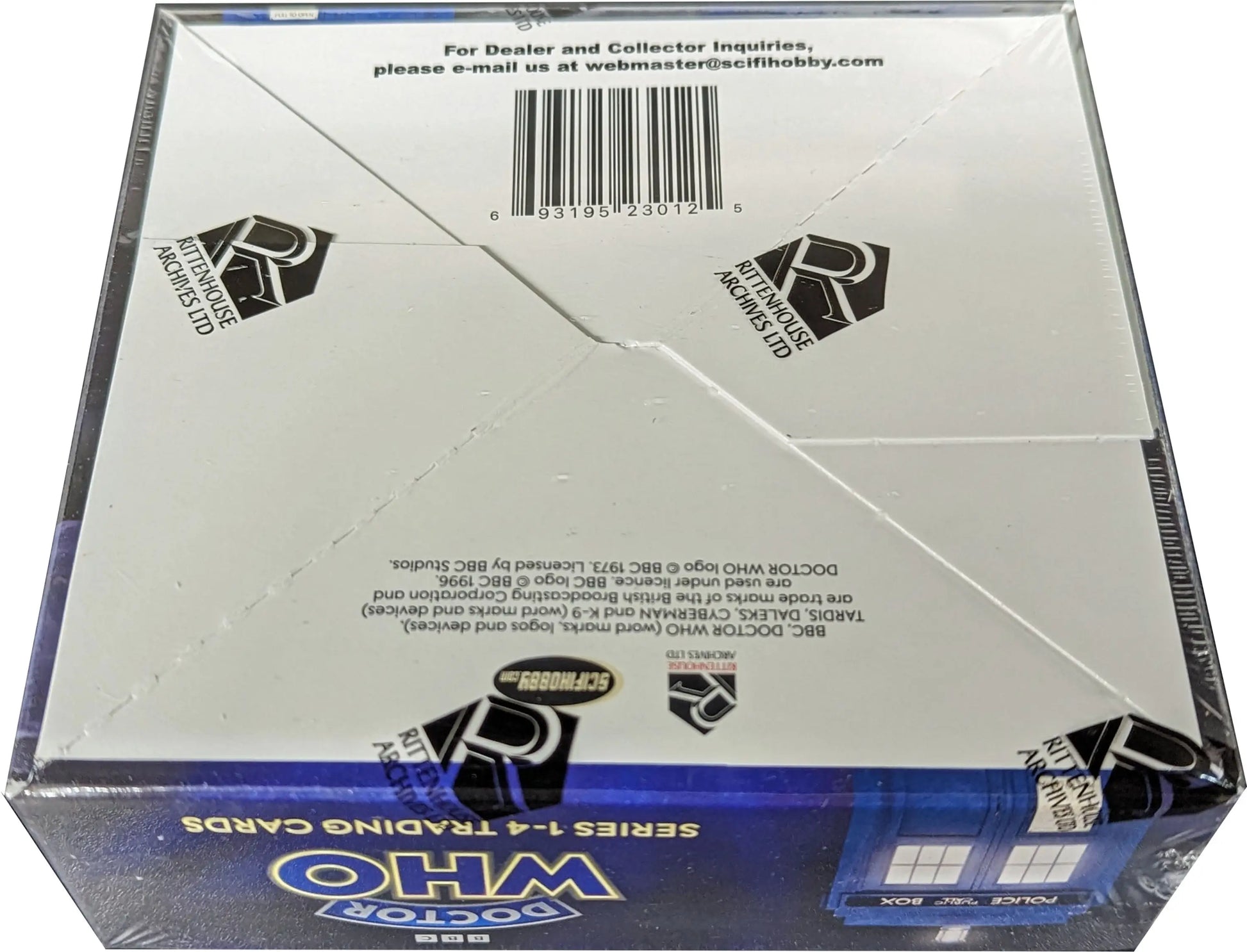 Rittenhouse 2023 Doctor Who Hobby Box featuring Christopher Eccleston and David Tennant